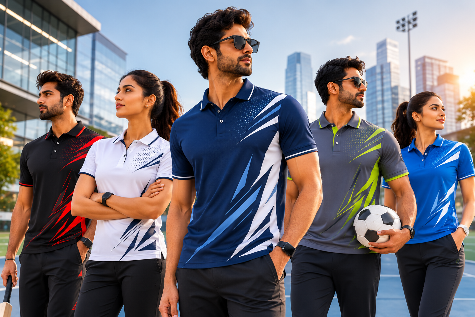 Corporate Quick Dri Printed Polos